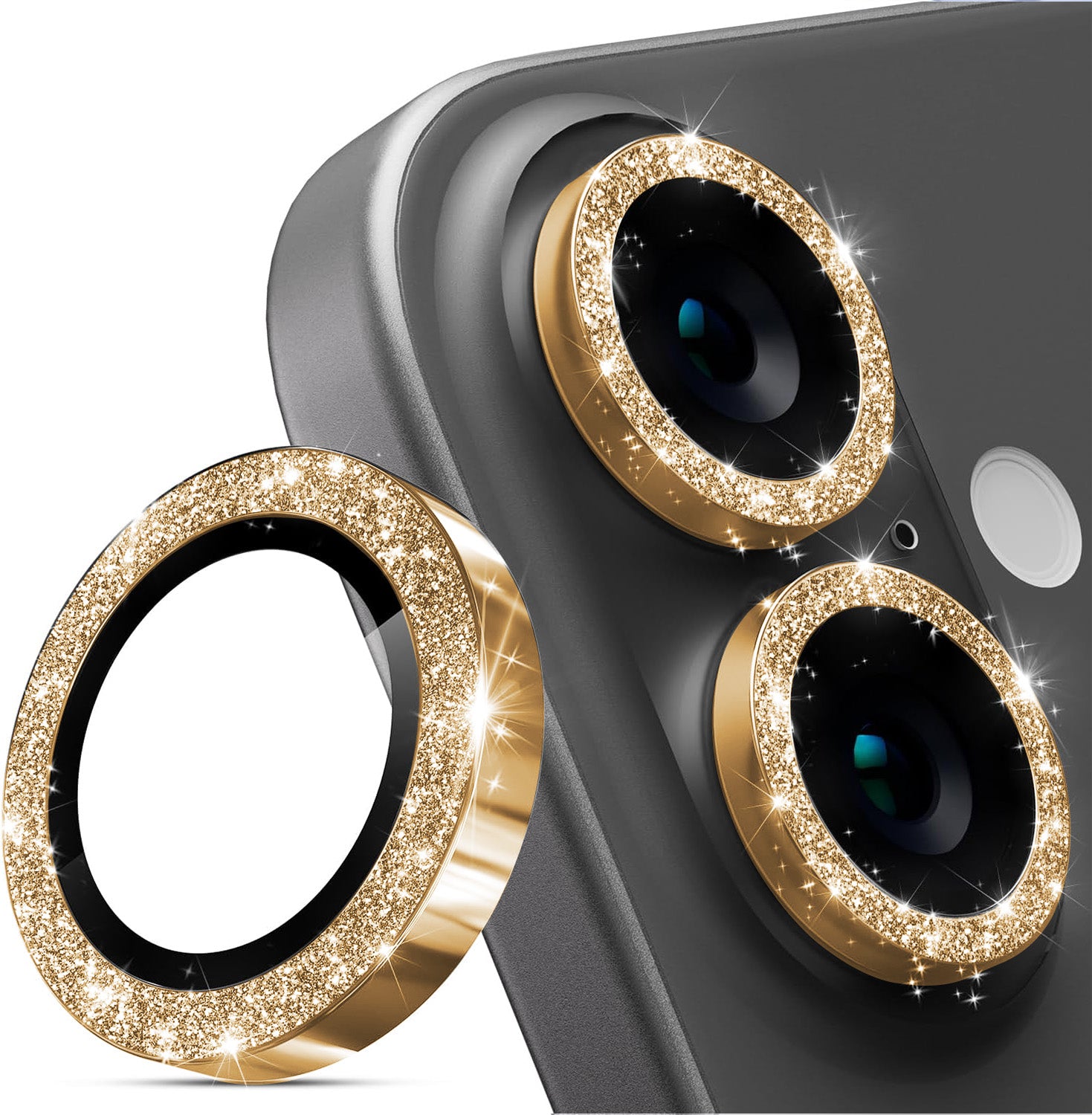 iPhone 16 閃鉆鏡頭保護膜