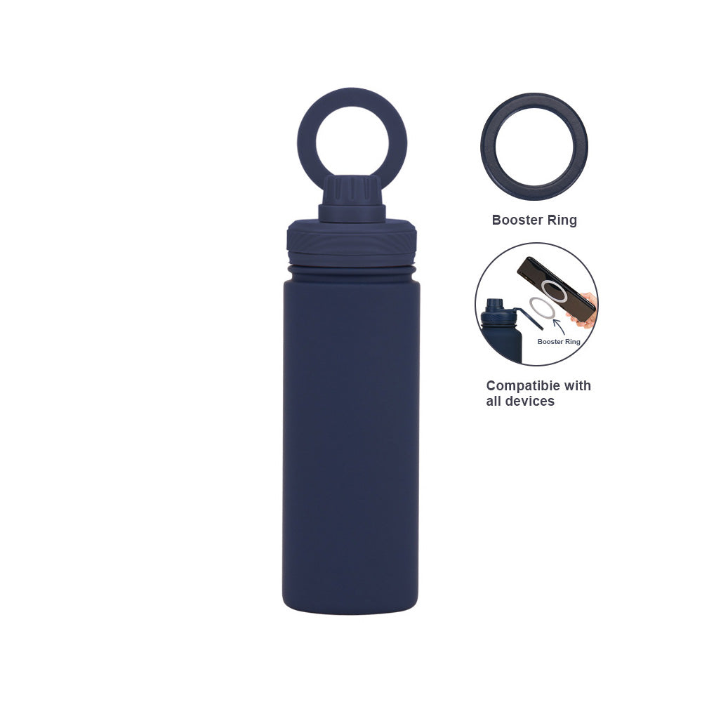 Magnetic ring sports thermos cup