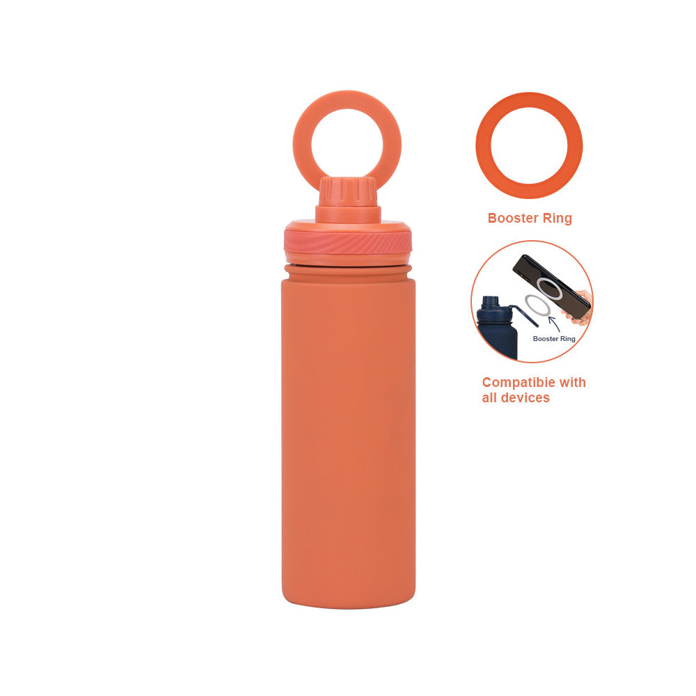 Magnetic ring sports thermos cup