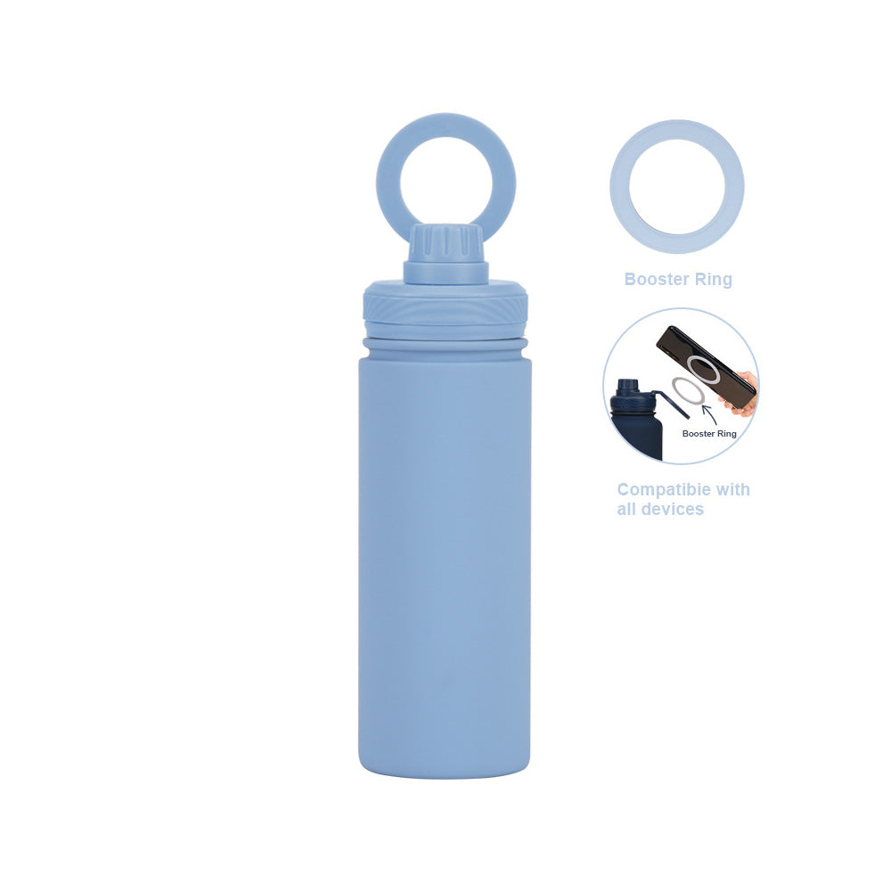 Magnetic ring sports thermos cup