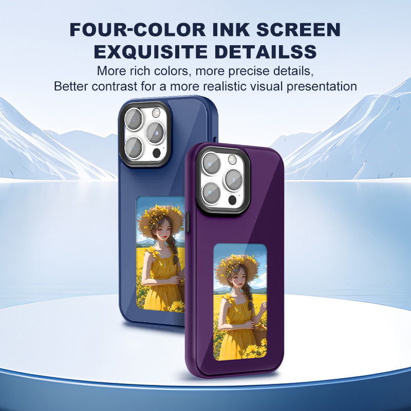 NFC four-color ink screen mobile phone protective case