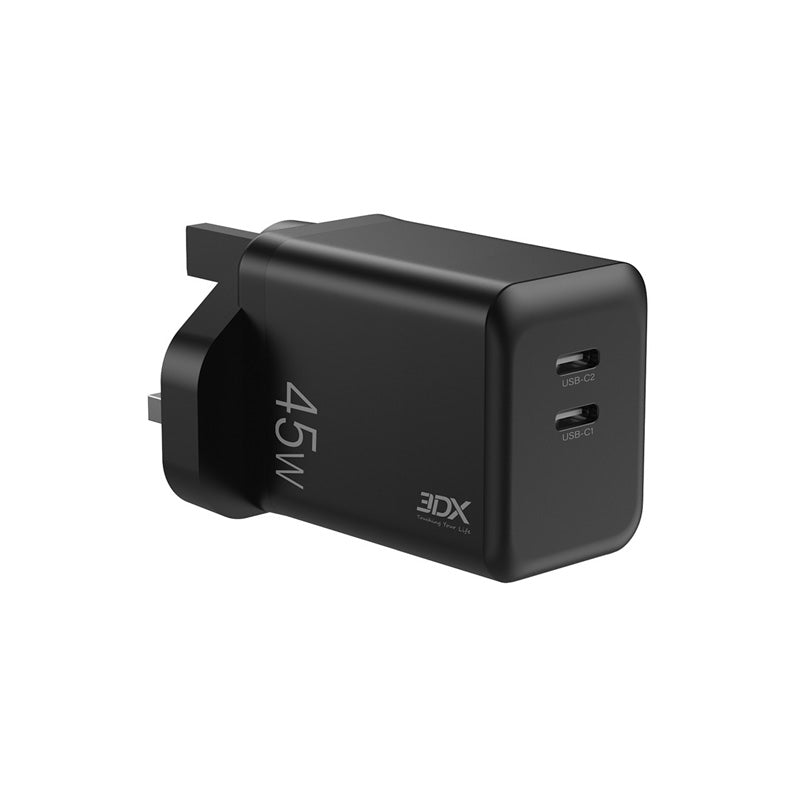 45W GaN 2-port charger